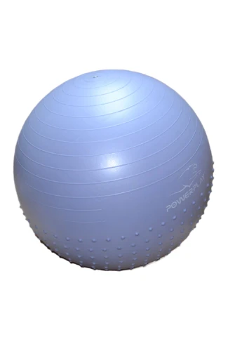 Оригинал! Мяч для фитнеса (фитбол) полумассажный 4003 Ø75 cm Gymball Sky Blue + помпа PowerPlay (398847520)