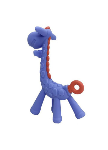 Силиконовый прорезыватель Жираф для детей от 3 месяцев для облегчения боли в деснах игрушка для прорезывания зубов Megazayka (368756102)