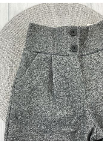 Серые зимние брюки No Brand