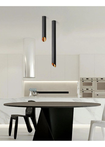 Люстра потолочная на 1 лампочку 27618 Черный 59х6х6 см. Sunnysky (324396387)