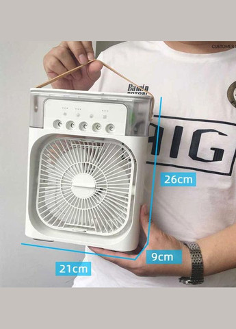 Вентилятор кондиціонер зволожувач 3в1 з контейнером для льоду Mini Portable USB Air Cooling Fan 9418 A-Plus (329421908)
