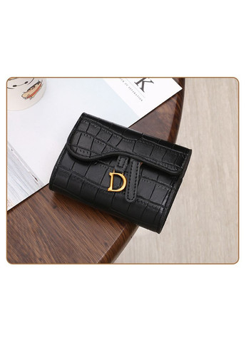Женский классический кошелек D 1911 рептилия черный No Brand (326487658)