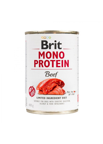Корм для собак Mono Protein Beef 400г, з яловичиною Brit (292258390)