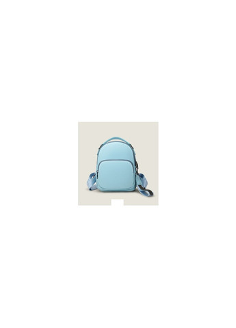 Жіночий рюкзак блакитний міський з декором на застібці КиП (290683290)
