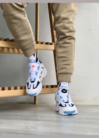 Білі Осінні кросівки чоловічі adidas niteball white | адідас найтбол білі No Brand