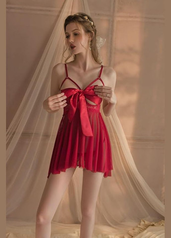 Жіноча бебідол мереживна сітчаста нічна сорочка RSBFK (338410759)