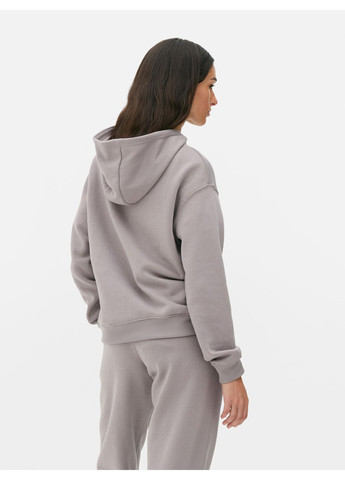 Худі фліс,сірий з принтом, Primark (368151149)