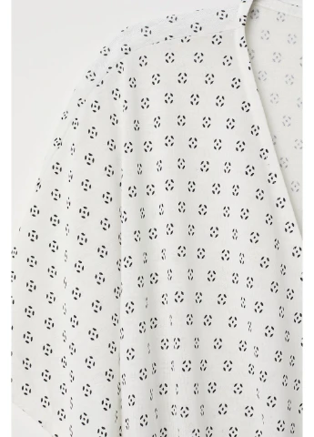 Біла блуза літо,білий в візерунки, H&M