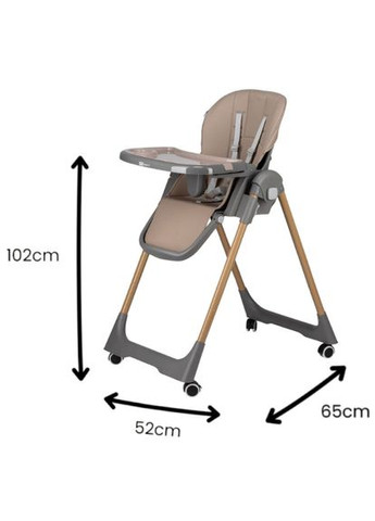 Стільчик для годування Kai, кавовий () FreeOn 82696 (331790641)