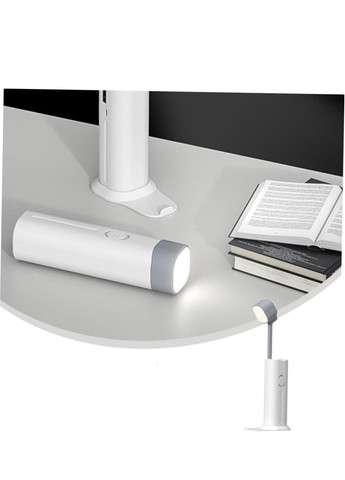 Настольная лампа-фонарь Power Bank USB зарядка Белая More MAG-705 (302244520)