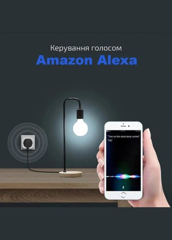 Розумна смарт розетка Aubess 20A Smart з WI-FI підключенням до телефону біла TUYA (305836366)