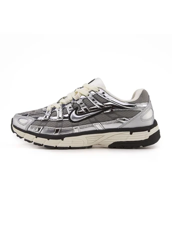 Белые демисезонные кроссовки мужские nike p6000 white silver black найк п-6000 белые No Brand