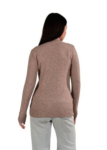 Бежевий демісезонний светр жіночий, з візерунком ромби,, (арт. 847) No Brand