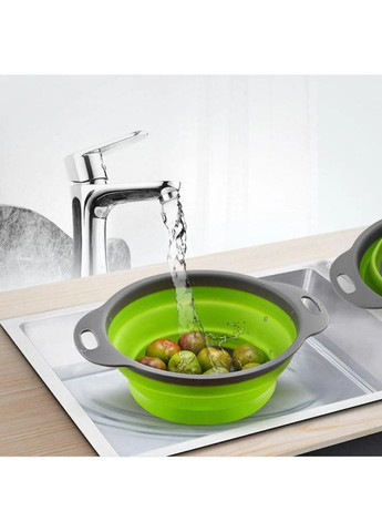 Друшляк силіконовий складаний великий + маленький Collapsible filter baskets Digital (363831945)