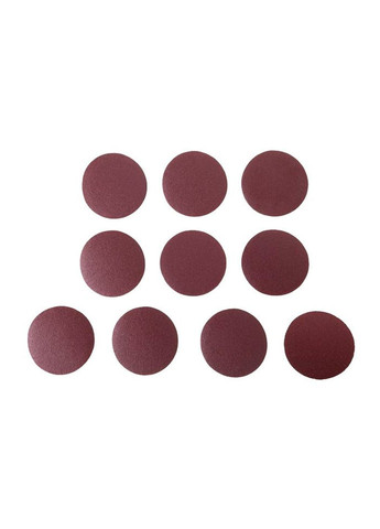 Круг шліфувальний самоклейний 125 мм Р80 для чистового шліфування для дерева та металу (10 шт.) Intertool (338620300)