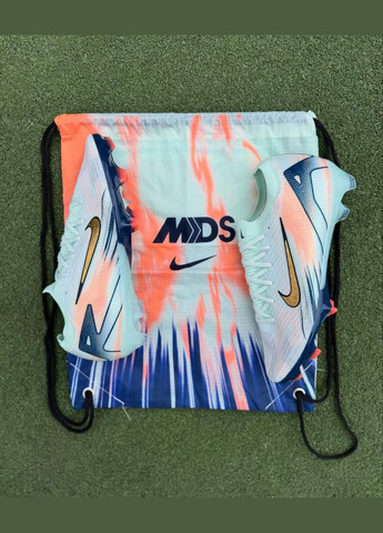 Белоснежные футбольные бутсы airzoom mds 009 - elite fg (с мешочком) No Brand