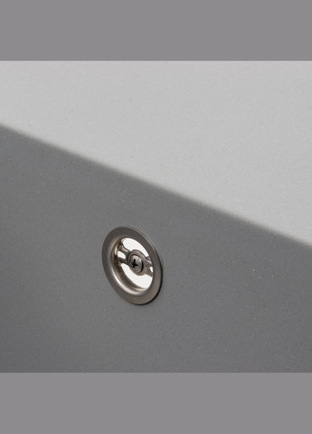 Гранитная мойка для кухни 7950 AZURIT матовый Серый металлик Valeso (358059313)