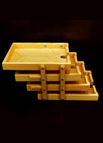 Бюро для бумаг из дерева Акранес ваниль (БЮР-000102) No Brand (328414293)