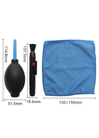 Набір засобів для чистки оптики 3 в 1 ( код: S-DLP-0102 ) Puluz (331613672)