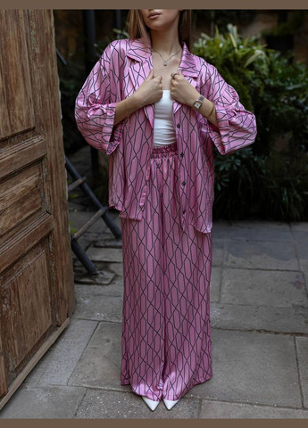 Жіночий шовковий костюм вільного крою Avanti (334676837)