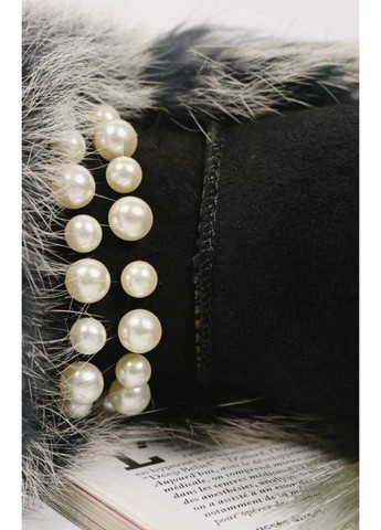 Зимние угги детские натуральная замша и мех черные (1923) Hengji