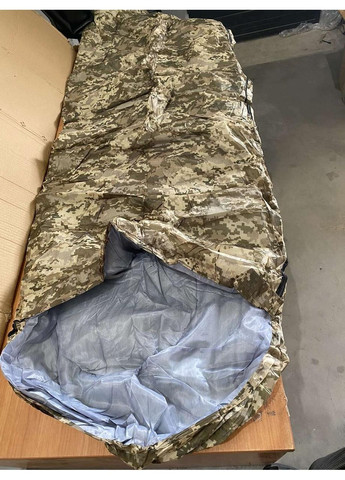 Тактичний спальний мішок 190 х 70 см до -15 з поліестеру та силіконового міфлону односпальний No Brand (361669560)