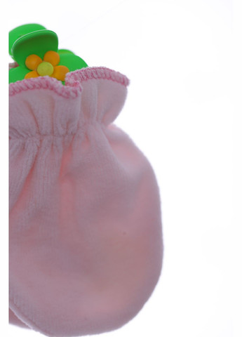 Царапки для девочки велюровые на резинке розовый 56 см (39099) BABYKROHA (297198994)