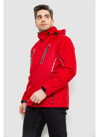 Червона демісезонна куртка чоловіча демісезонна з капюшоном Ager 244RZ-2519AL