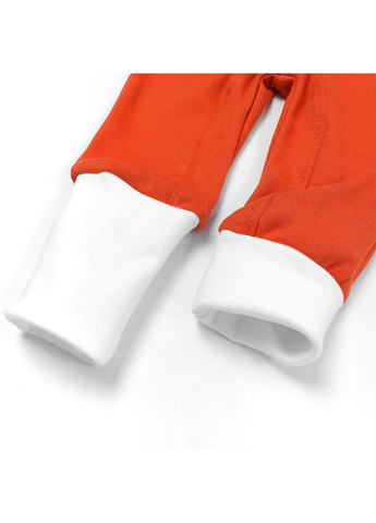 Tunes детские брюки из трикотажа на высоких манжетах brick терракотовый производство -