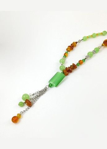 Намисто "Шакіра" Бурштин, Онікс, Котяче око Fursa fashion (322316537)