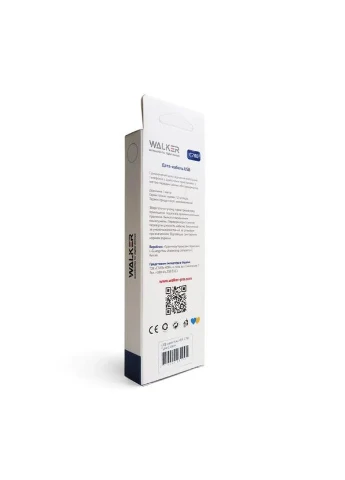 Кабель USB Type-C Lightning WALKER C780 1 м PVC 2.4А Quick Charge No Brand (400877923)