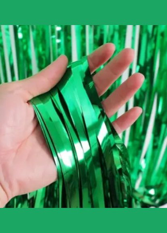 Дождик для фотозоны 3 м на 1 м зеленый Jannet Дощик (316580241)