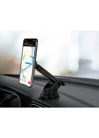 Автомобільний тримач для телефона / планшета CA67 Magnetic Black Hoco (389158526)