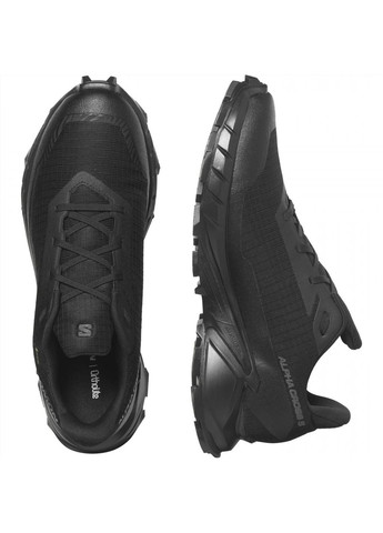 Чорні кросівки чоловічі alphacross 5 gtx black l47307500 Salomon