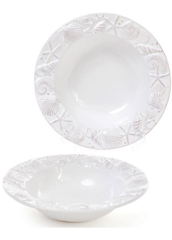 Набор 3 тарелки "морской бриз", суповые, керамика Bona (282585973)