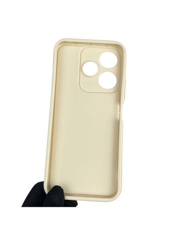 Чехол силиконовый Soft Touch для Redmi 13 4G молочный (Полная защита камеры) Xiaomi (366389951)