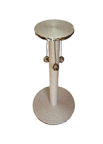 Когтеточка столбик Пумба Джут 40х40х76 см Серый (Д049/0) Фанкот (311668065)