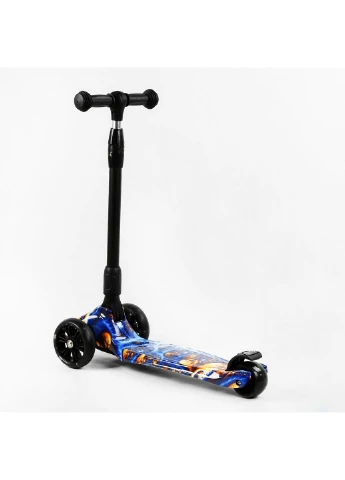 Самокат триколісний MAXI складаний, колеса PU зі світлом 62х16х29 см Best Scooter (289462152)