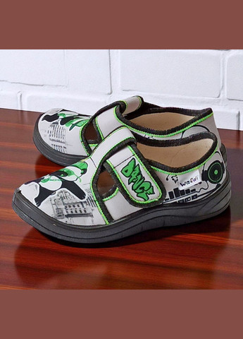 Ортопедичні тапочки на липучці капчики для хлопчика змінне взуття в садок змінка Валді Waldi (340401540)