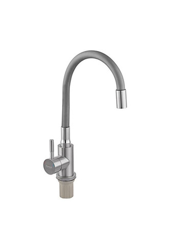 Змішувач для кухні SUS-011 Refl.Gray із силіконовим виливом (вилив сірий) (CH6481) Armata (369932800)
