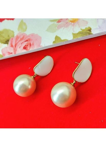 Сережки біжутерія Перлинка нюд No Brand (361080988)