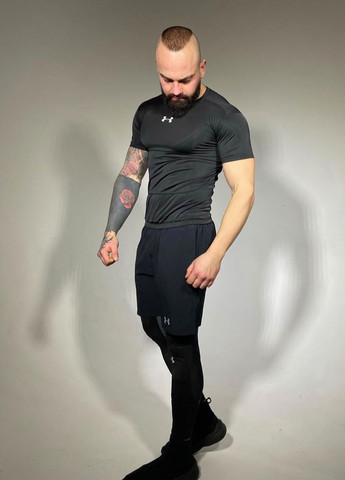 Чоловічий компресійний комплект 3в1 : Рашгард, шорти, легінси No Brand Under Armour 3в1 (304770446)
