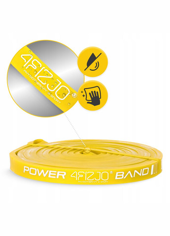 Эспандер-петля Power Band 8 мм 2-5 кг резина для фитнеса и спорта Yellow () 4FIZJO P-5907222931783 (340459052)
