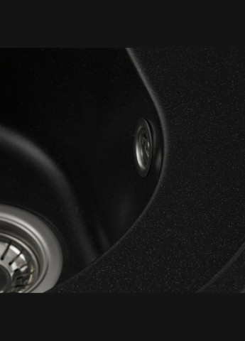 Гранитная мойка для кухни LUNA 510 матовая Черный металлик Valeso (342071598)