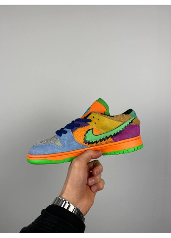 Комбіновані кросівки чоловічі nike sb dunk low x grateful debears multicolor найк сб данк демісезон No Brand