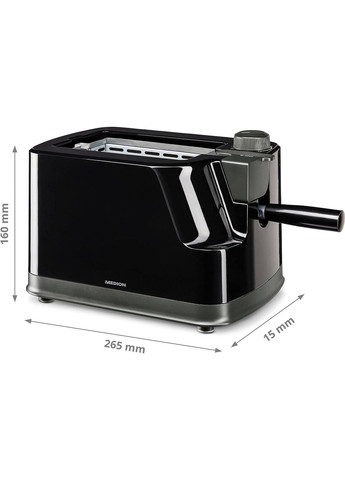 Орехожаровня MD10911 500Вт Черный Medion (301854158)