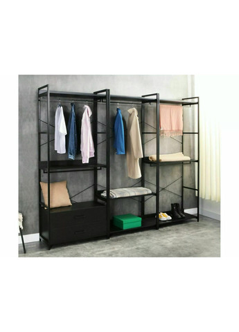 Стелаж RIN A Чорний 200х80х40 RINAC Signal (372178164)