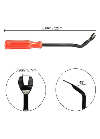 Съемник пистонов обшивки и панелей салона автомобиля, автомобильные съемники (R051267) Bluefield (349844238)