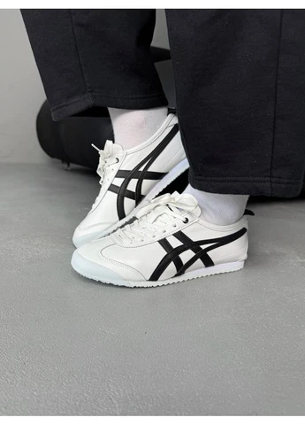 КРОСІВКИ ЖІНОЧІ ASICS ONITSUKA TIGER MEXICO WHITE BLACK АСІКС ОНІТСУКА БІЛІ No Brand білі демісезони (391006812)