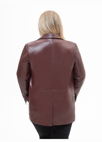 Женский кожаный плащ Fabio Monti на пуговицах демисезон (325700911)